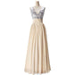 Women's Long Formal Sequin Chiffon Evening Prom Dress