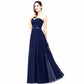 Off The Shoulder Bridesmaid Dress Formal Dress Long Sweetheart Chiffon Prom Gowns