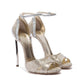 Tucomosi Silver Wine Glass Heels Shoes Point Toe Stiletto For Party
