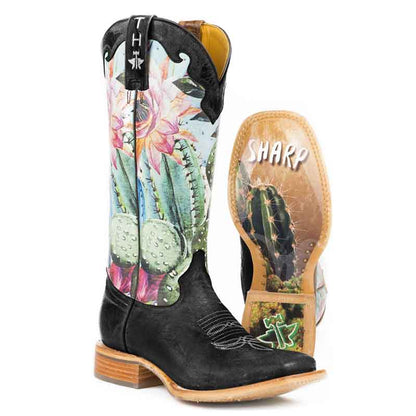S&Dco Women's Western Cowboy Boots with Floral Design
