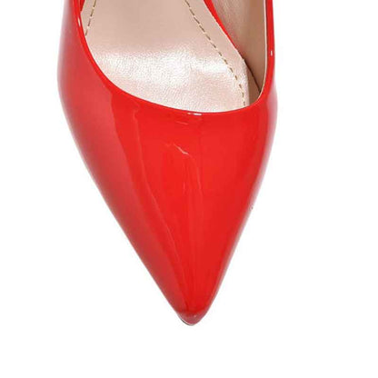 Women Basic Stilettos Low Heels Pointed Toe Pumps 6cm
