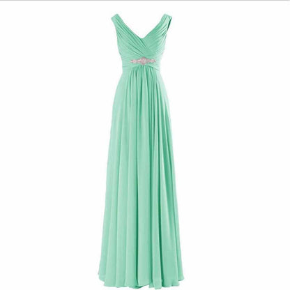 Custom Formal Dress Chiffon Bridesmaid Dress Long Maxi Dresses