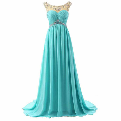 Women Wedding Gowns Sleeveless Long Bridesmaid Dress Custom Colors