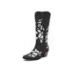 Women Embroidered Cowgirl Fashion Boots Chunky Boots