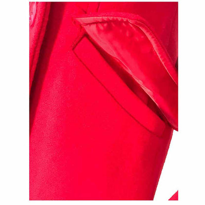 Womens Long Winter Coats Outfits Woolen Coatdress for Wedding Guests Bride Wind-breaker