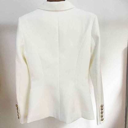 Womens Coat Long Sleeves Blazer Jackets Double Breasted Coat