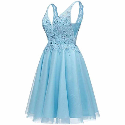 Tutu Homecoming Dresses Short Prom Dresses for Teens Lace Cocktail Dress