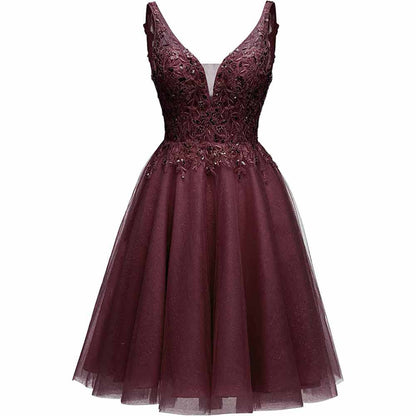 Tutu Homecoming Dresses Short Prom Dresses for Teens Lace Cocktail Dress