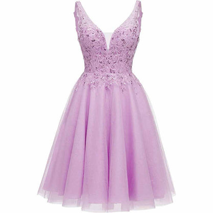 Tutu Homecoming Dresses Short Prom Dresses for Teens Lace Cocktail Dress