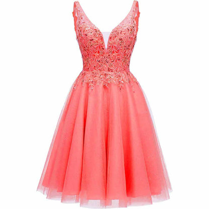 Tutu Homecoming Dresses Short Prom Dresses for Teens Lace Cocktail Dress