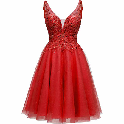 Tutu Homecoming Dresses Short Prom Dresses for Teens Lace Cocktail Dress