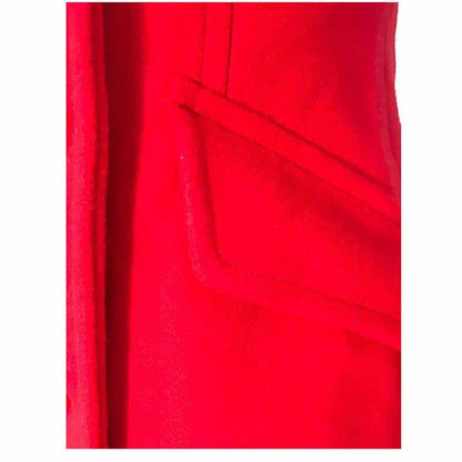 Womens Long Winter Coats Outfits Woolen Coatdress for Wedding Guests Bride Wind-breaker