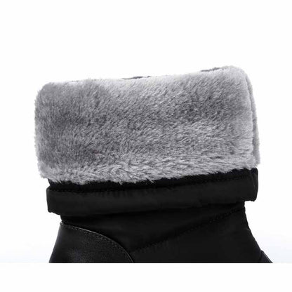 Women Winter Snow Boots Warm Mid-calf Boots Anti-Slip Waterproof Winter Booties