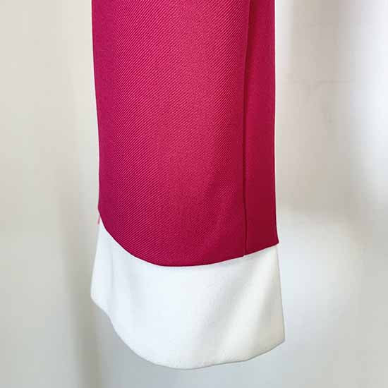 Ladies Rose Short Blazer + Rose Skirt 2 Pieces Set Mini Skirt Suits