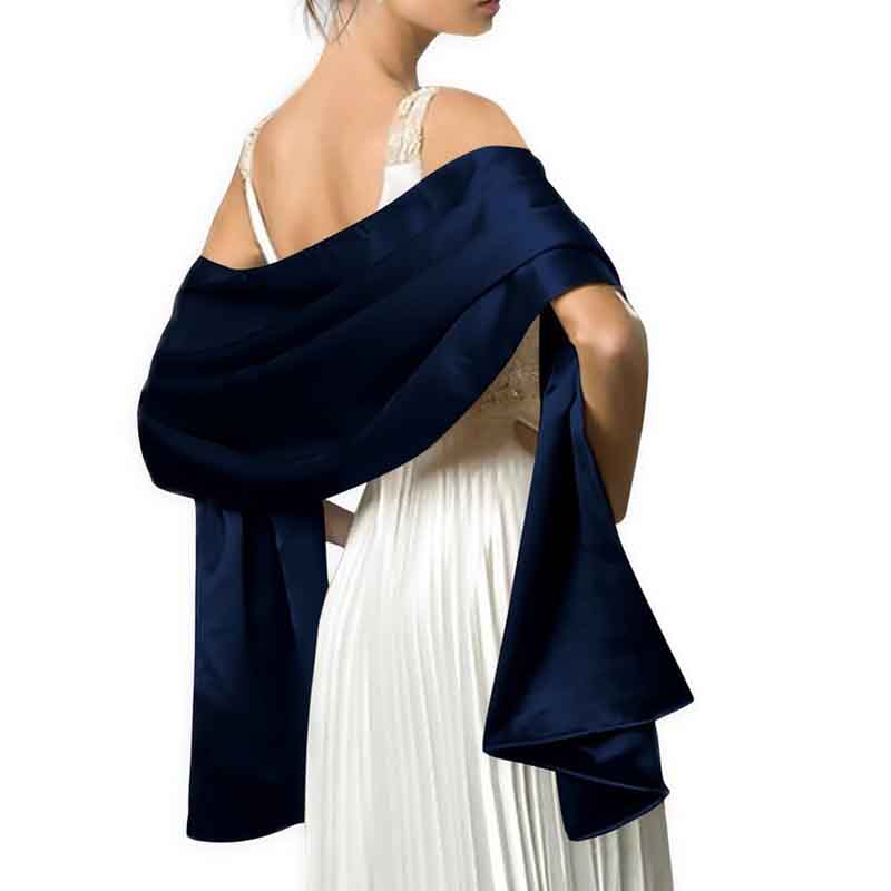 Satin Shawls for Evening Dresses Bridal Party Special Occasion