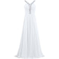sd-hk Long Chiffon Bridesmaid Dresses Women Formal Evening Dress Sleeveless