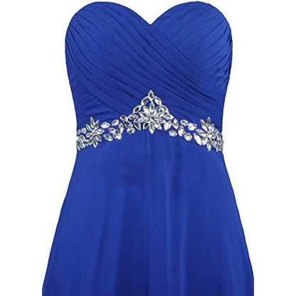 sd-hk Women Chiffon Bridesmaid Dresses Off The Shoulder Formal Wedding Dress