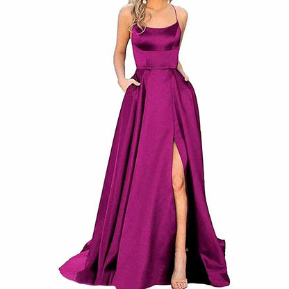 purple prom dress