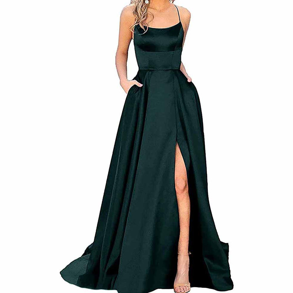 teal prom dress