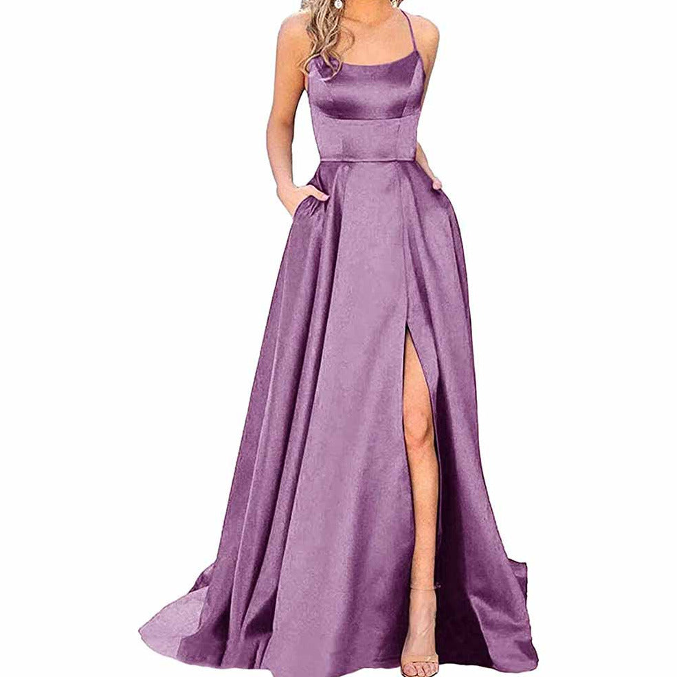 lilac evening gowns