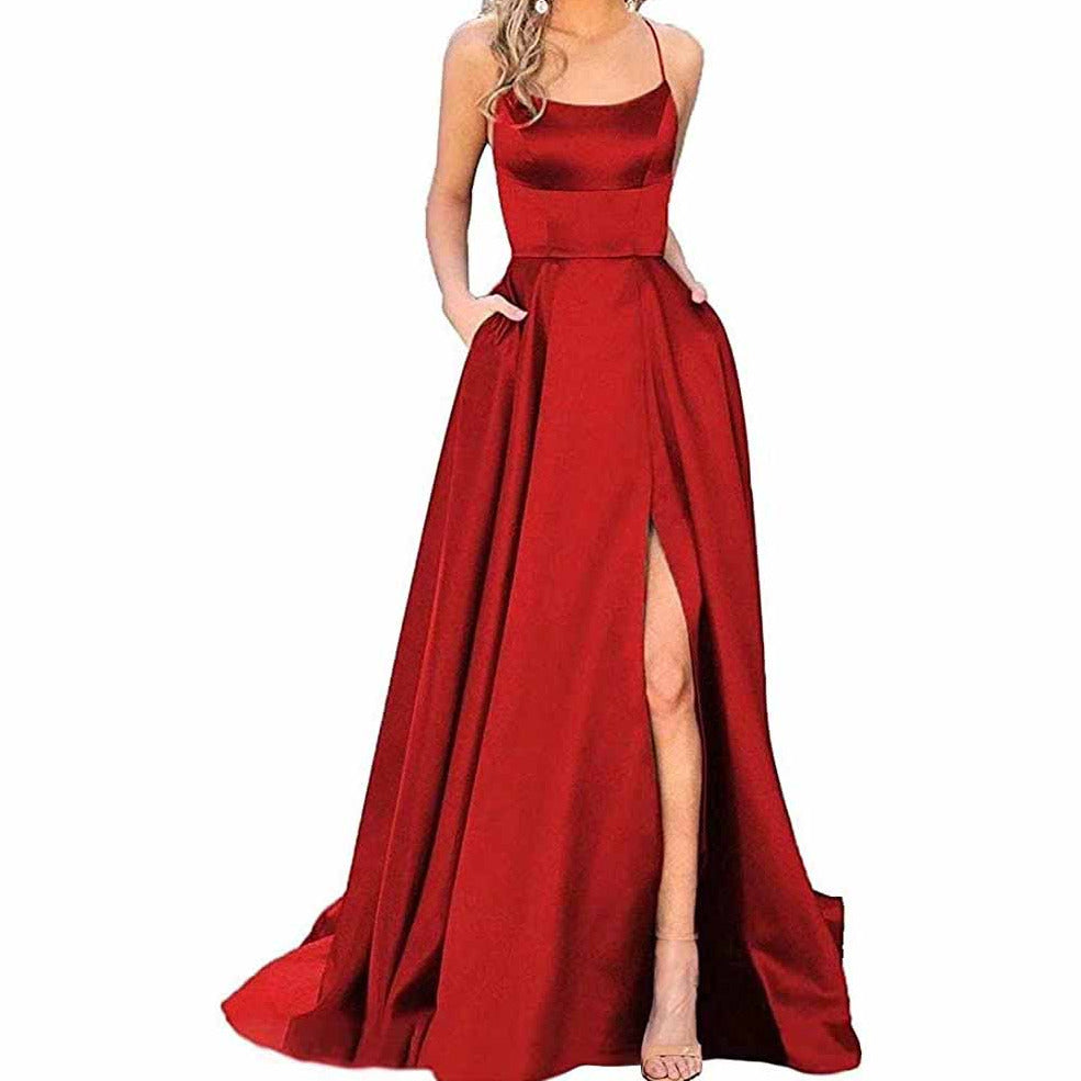 red evening gowns