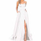 white satin gowns