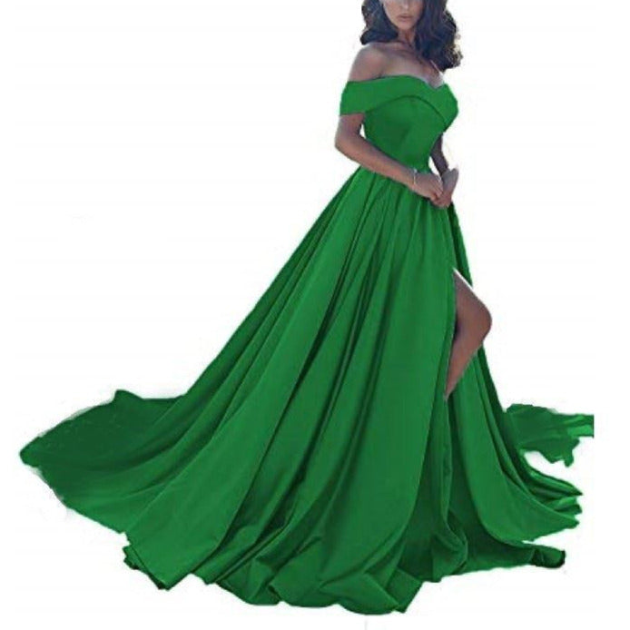 Wedding dress green