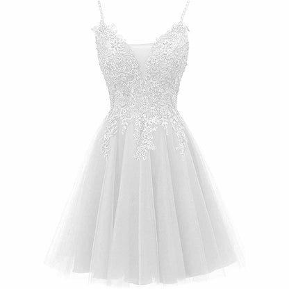 Homecoming Dresses Tulle Prom Dress Appliques Cocktail Party Dress