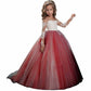 Girls Princess Pageant Dress Kids Prom Ball Gowns Wedding Party Flower Dresses
