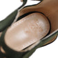 Womens Open Toe Ankle Strap Zipper Back High Heel Sandals