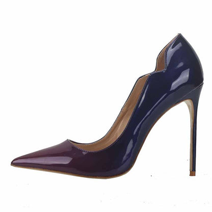 Women's Sexy Pointed Toe Slip on Pumps Stiletto High Heels