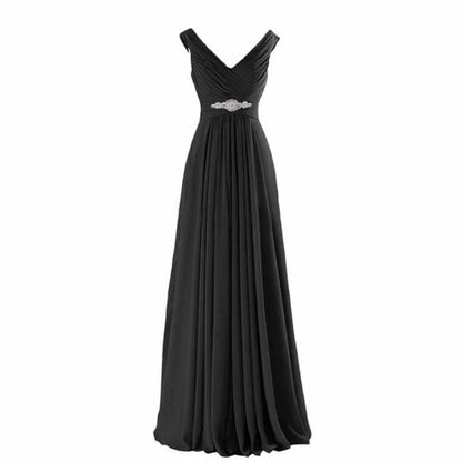 Custom Formal Dress Chiffon Bridesmaid Dress Long Maxi Dresses