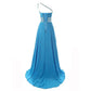 sd-hk Gradient Formal Evening Gowns Beaded Ombre Chiffon Long Prom Dresses