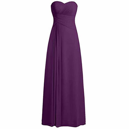 Chiffon Bridesmaid Dress Custom Prom Dress Long Evening Gowns