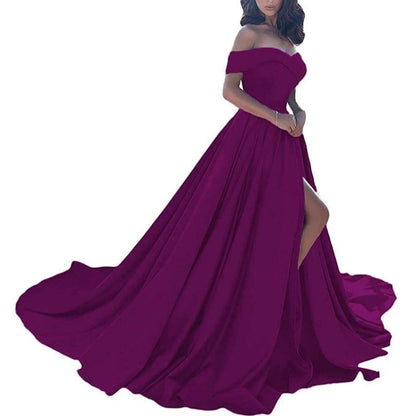 Wedding dress fuchsia