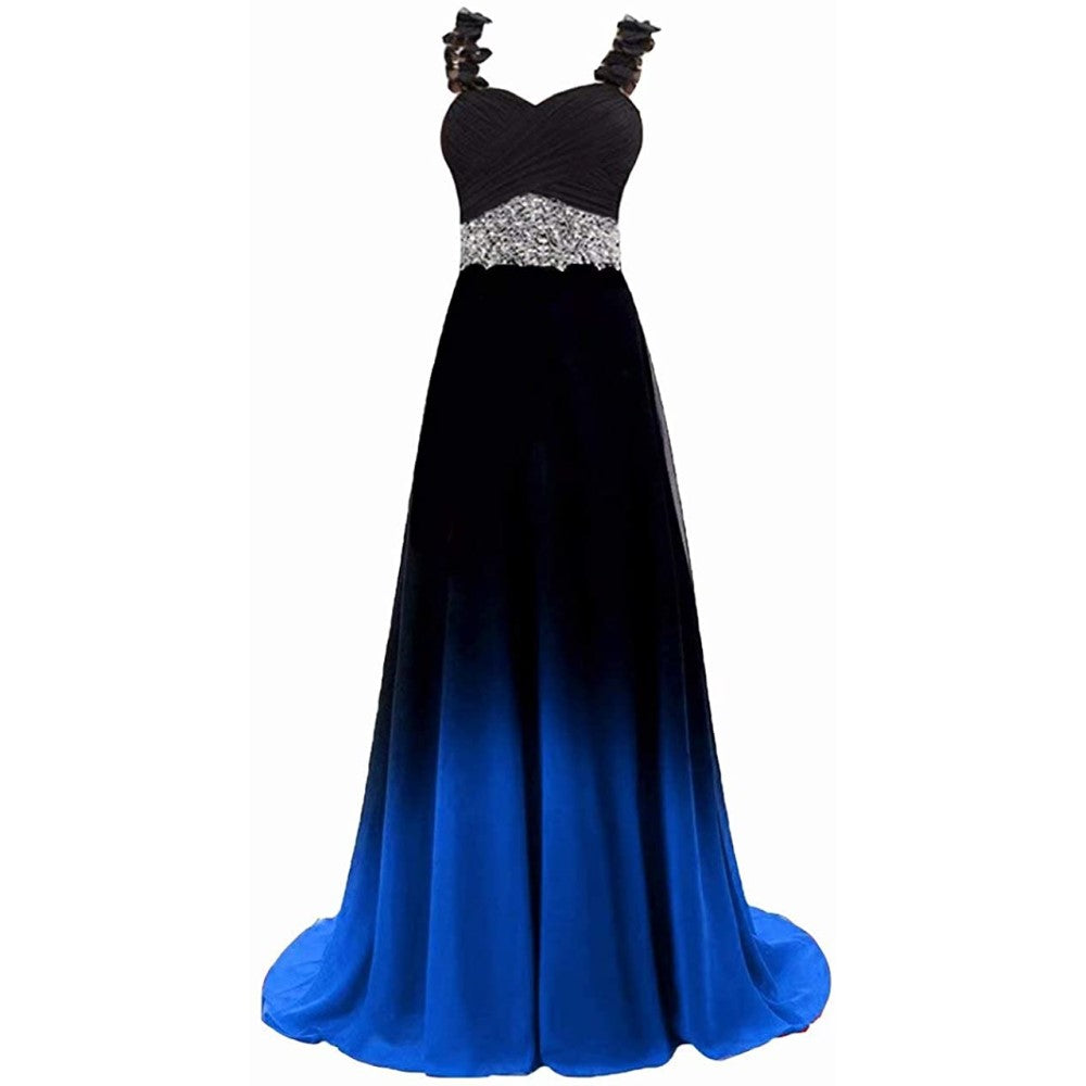 sd-hk Women's Gradient Evening Prom A Line Gowns – SD Dresscode ...