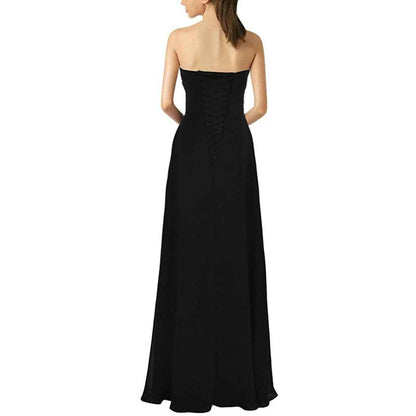 Women's A Line Corset Sweetheart Pleats Prom Bridesmaid Dress