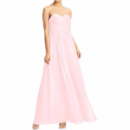 Chiffon Bridesmaid Dress Custom Prom Dress Long Evening Gowns