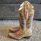 Women's Floral Embroidery Boots Country Cowgirl Boot