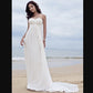 sd-hk White Wedding Gowns Strapless Floor-Length Bride Dress Plus Size