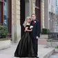 Women Sequin Prom Gowns Off Shoulder Wedding Dress Long Ball Dress