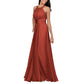 Women Chiffon Bridesmaid Dresses Long Formal Party Dress for Special Occasion