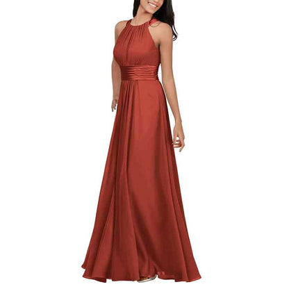 Women Chiffon Bridesmaid Dresses Long Formal Party Dress for Special Occasion