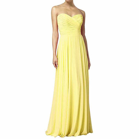 Chiffon Off The Shoulder Bridesmaid Dresses Long Pleats Prom Party Gowns