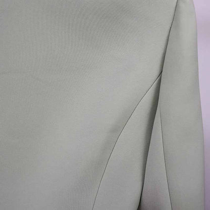 Women Coats Pistachio Green Jacket Long Sleeves Blazer Breasted Coat