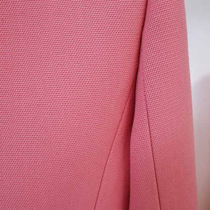 Women's Pink Coat Golden Lion Buttons Fitted Blazer Jacket