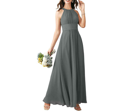 Long Chiffon Bridesmaid Dresses Wedding Party Prom Special Occasion
