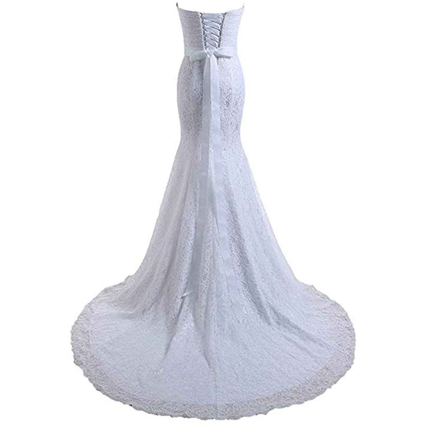 Women's Lace Mermaid Bridal Wedding Dresses