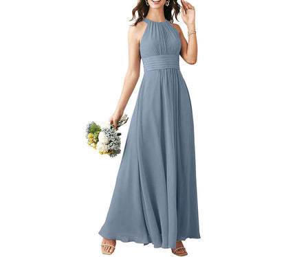 Long Chiffon Bridesmaid Dresses Wedding Party Prom Special Occasion