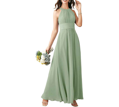 Long Chiffon Bridesmaid Dresses Wedding Party Prom Special Occasion